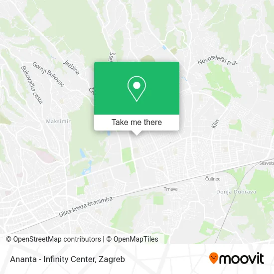 Ananta - Infinity Center map