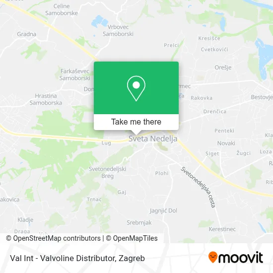 Val Int - Valvoline Distributor map