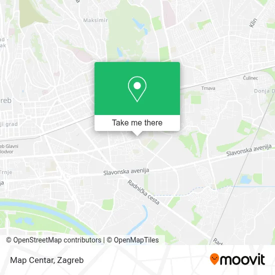 Map Centar map