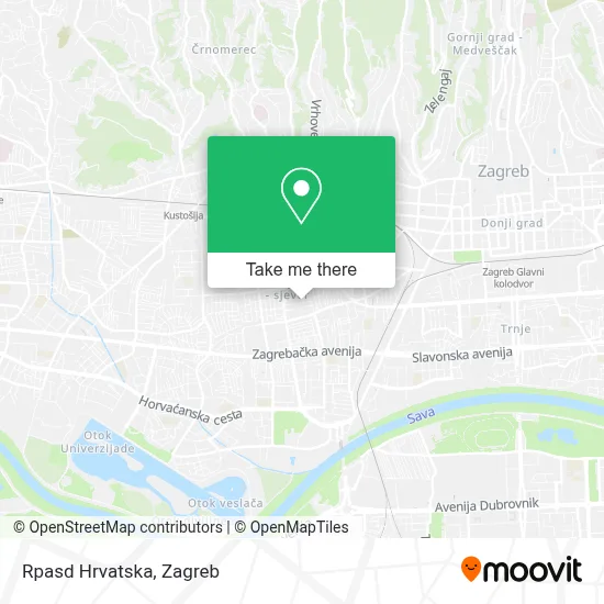Rpasd Hrvatska map