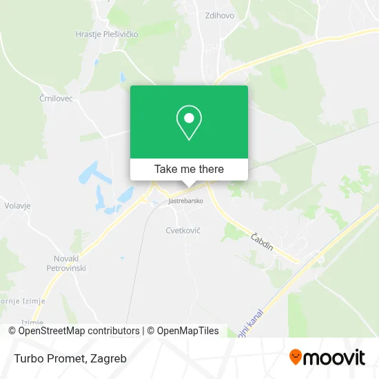 Turbo Promet map