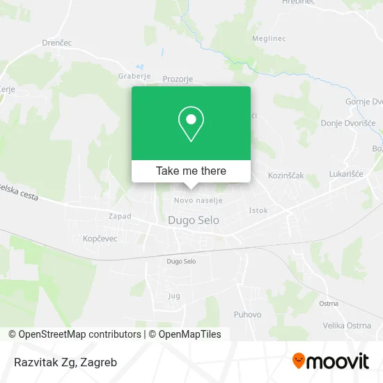 Razvitak Zg map