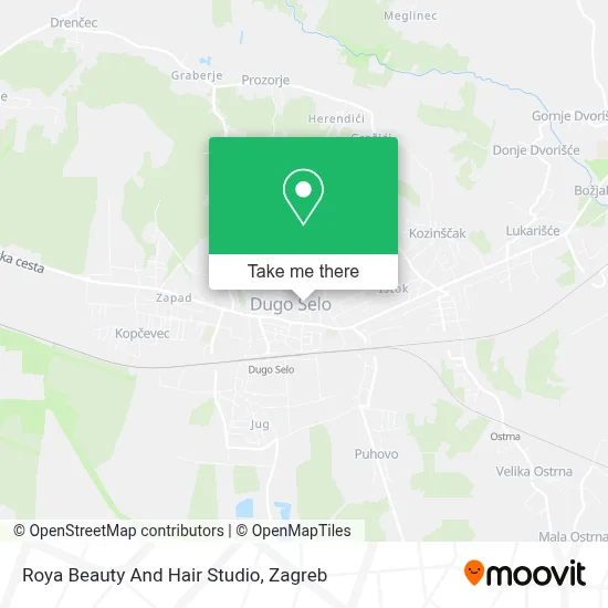 Roya Beauty And Hair Studio map