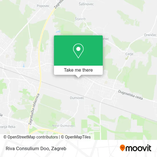 Riva Consulium Doo map