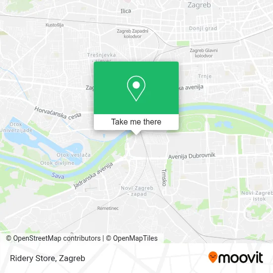 Ridery Store map