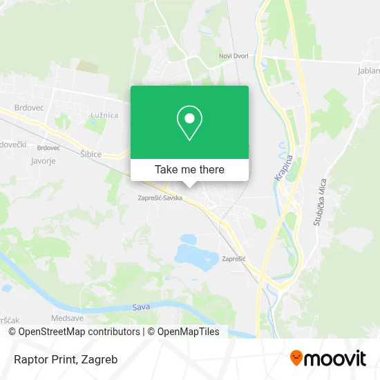 Raptor Print map