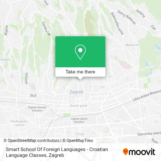 Smart School Of Foreign Languages - Croatian Language Classes map