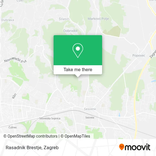 Rasadnik Brestje map