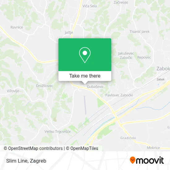 Slim Line map