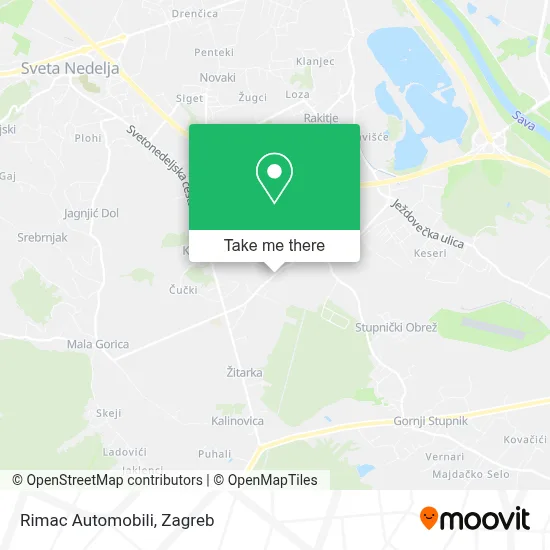 Rimac Automobili map