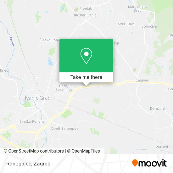 Ranogajec map