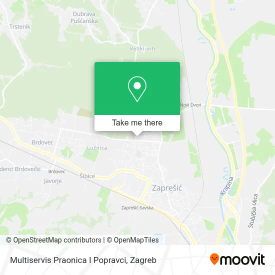 Multiservis Praonica I Popravci map