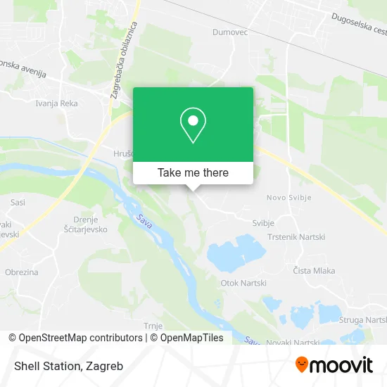 Shell Station map