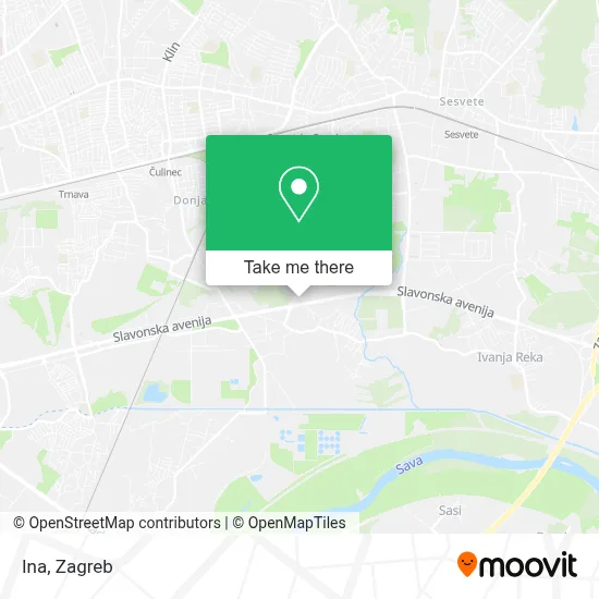 Ina map
