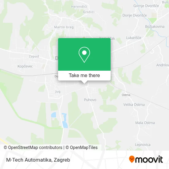 M-Tech Automatika map