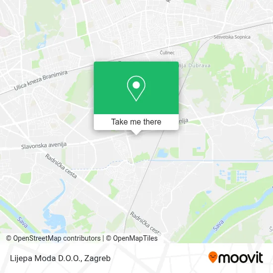 Lijepa Moda D.O.O. map