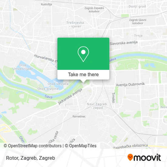 Rotor, Zagreb map
