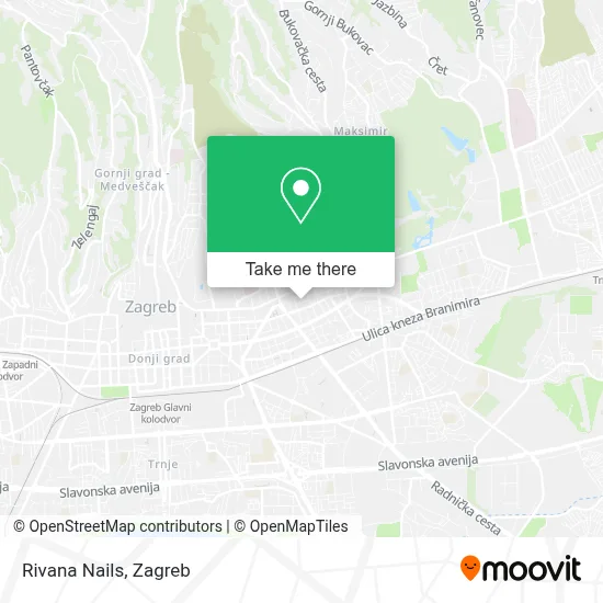 Rivana Nails map