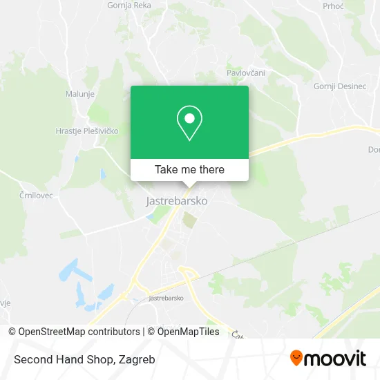 Second Hand Shop map