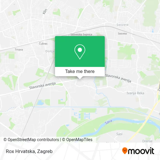 Rox Hrvatska map