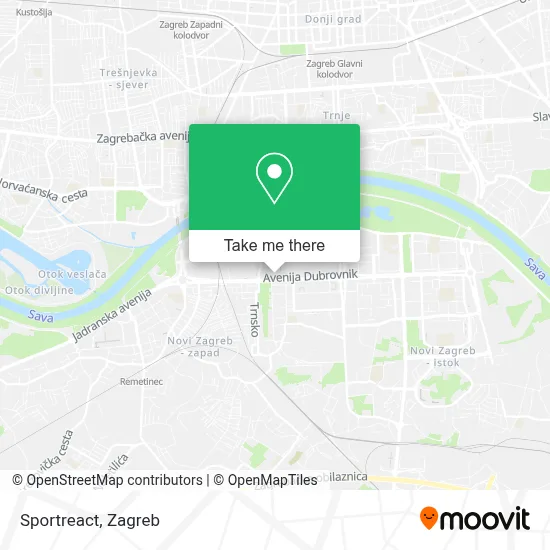 Sportreact map