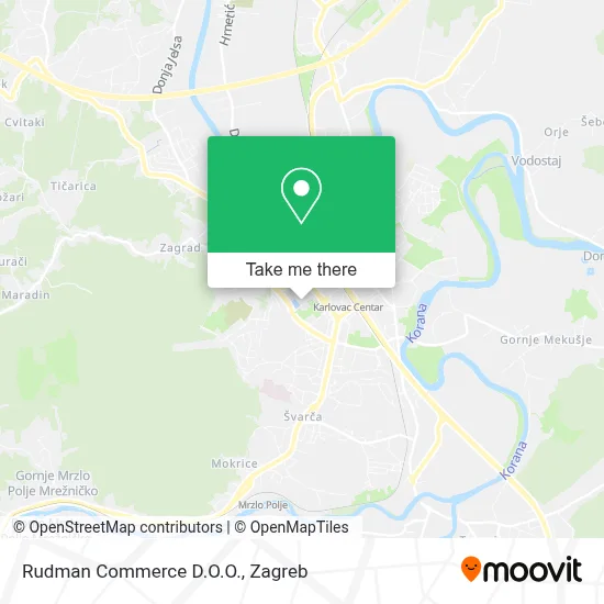 Rudman Commerce D.O.O. map