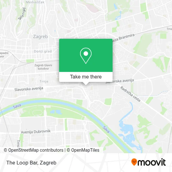 The Loop Bar map