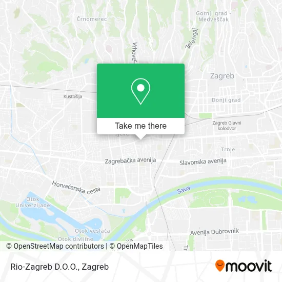 Rio-Zagreb D.O.O. map