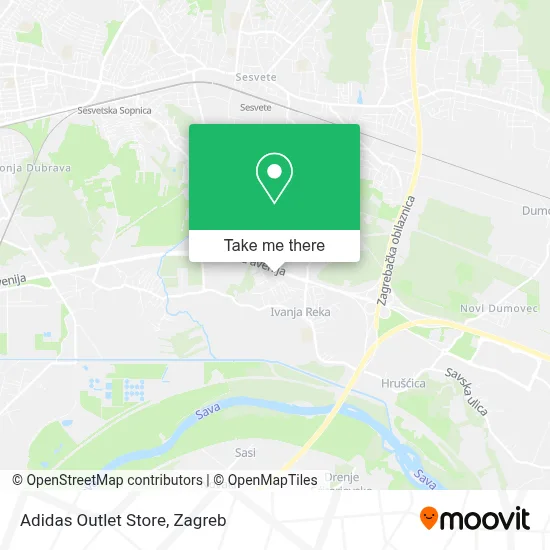 Adidas Outlet Store map