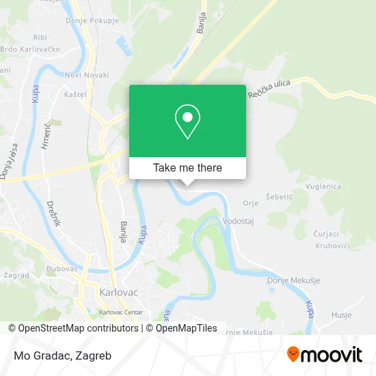 Mo Gradac map