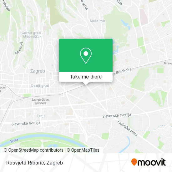 Rasvjeta Ribarić map