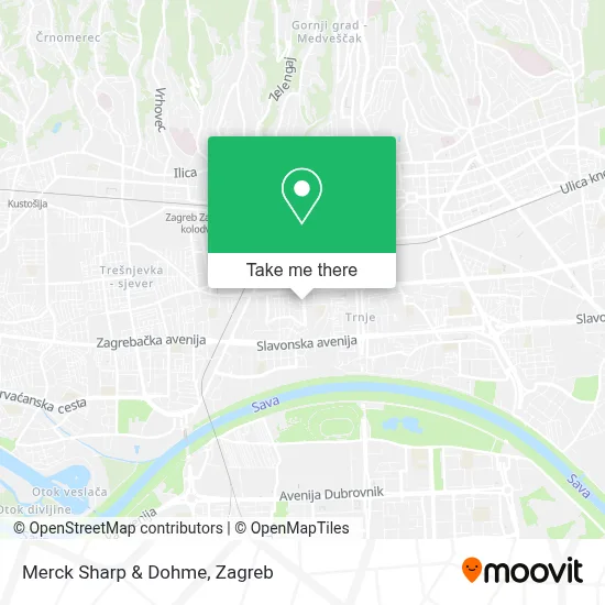 Merck Sharp & Dohme map