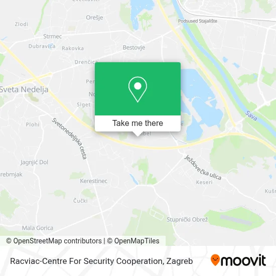 Racviac-Centre For Security Cooperation map