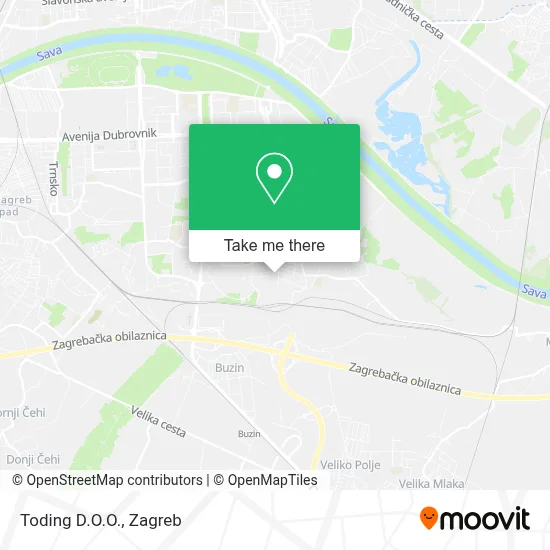 Toding D.O.O. map