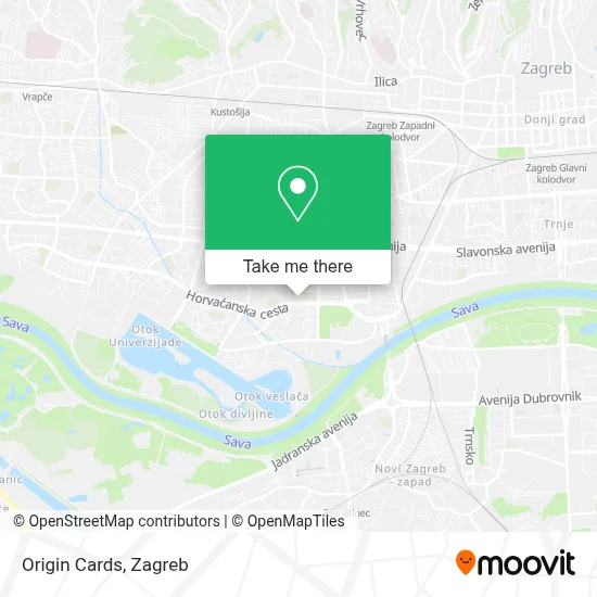 Origin Cards map