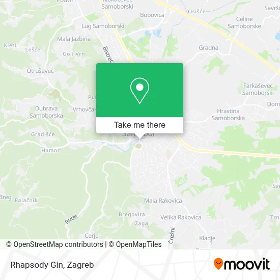Rhapsody Gin map