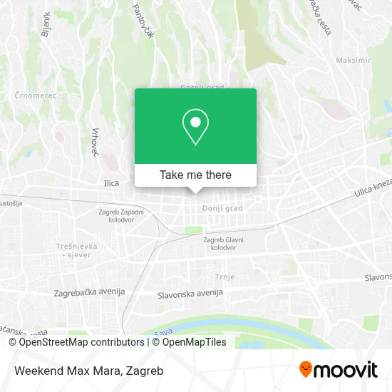 Weekend Max Mara map