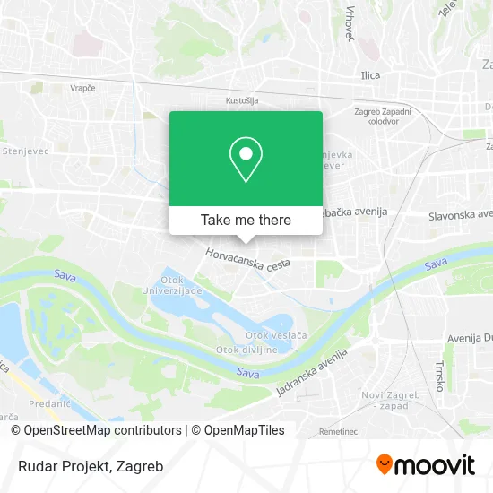 Rudar Projekt map