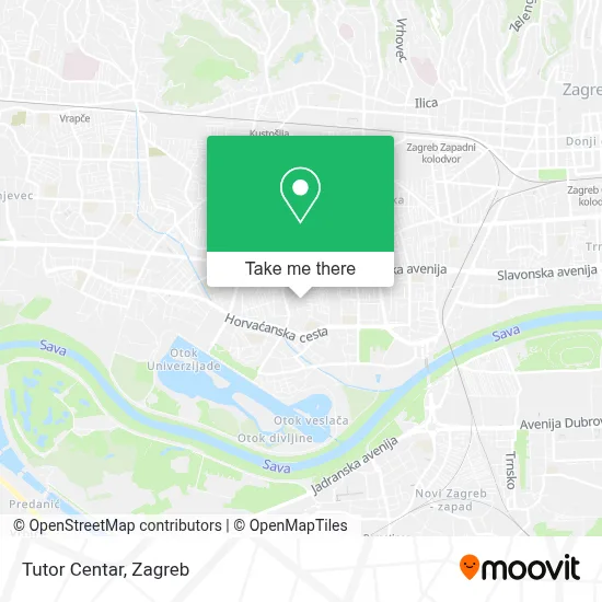 Tutor Centar map