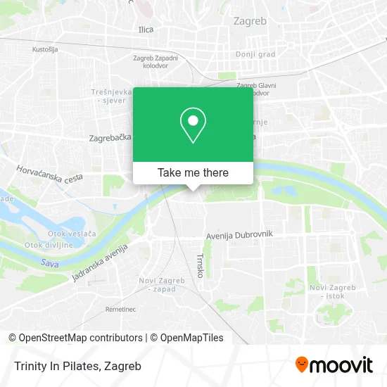 Trinity In Pilates map