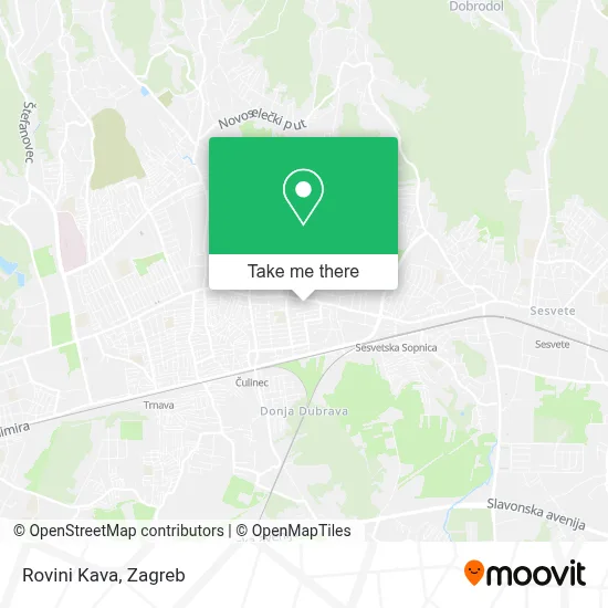 Rovini Kava map
