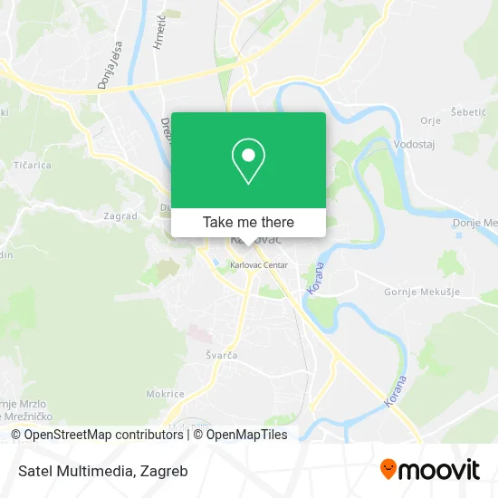 Satel Multimedia map