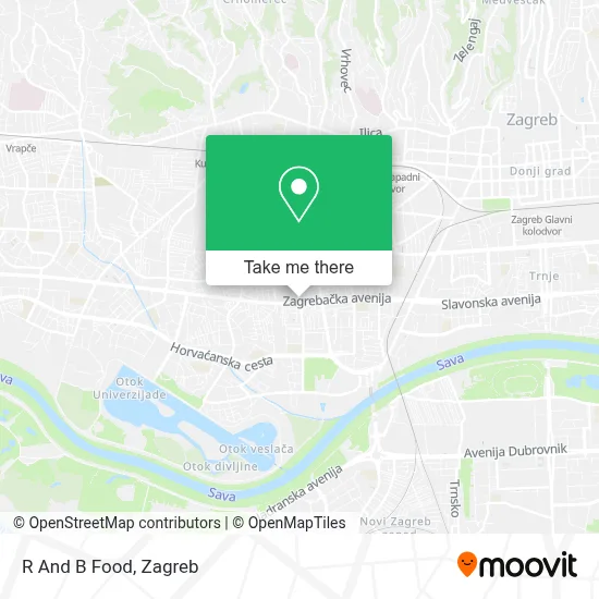 R And B Food map