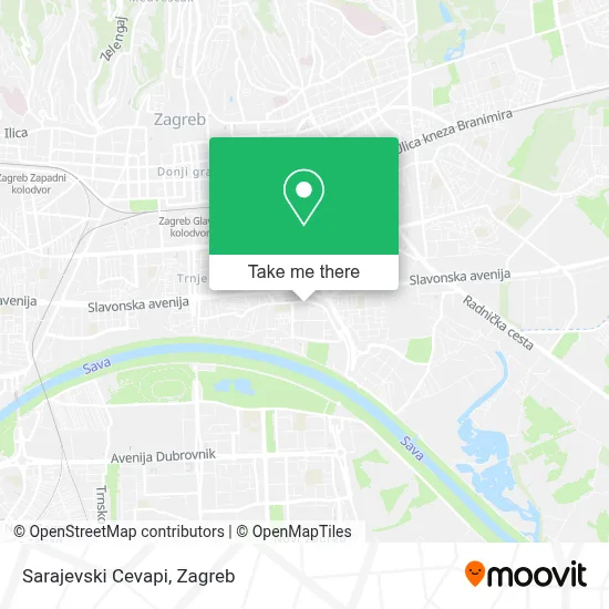 Sarajevski Cevapi map
