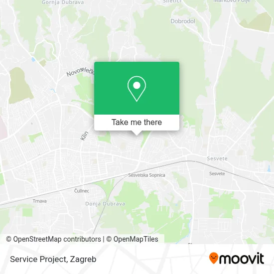 Service Project map