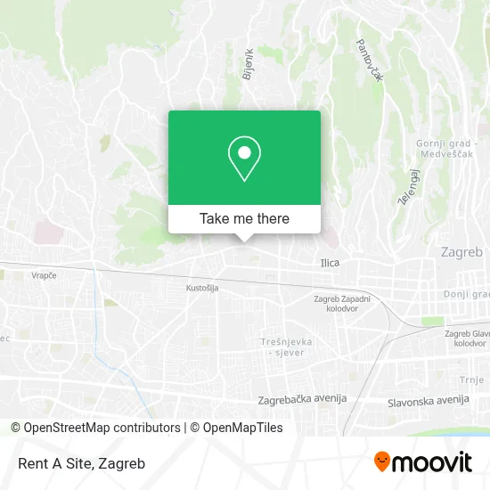 Rent A Site map
