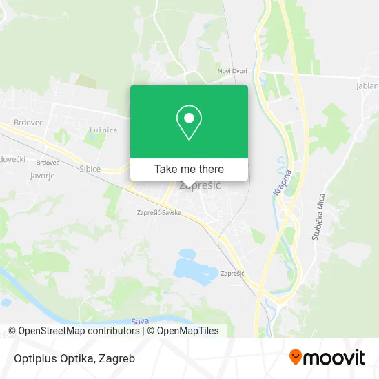 Optiplus Optika map