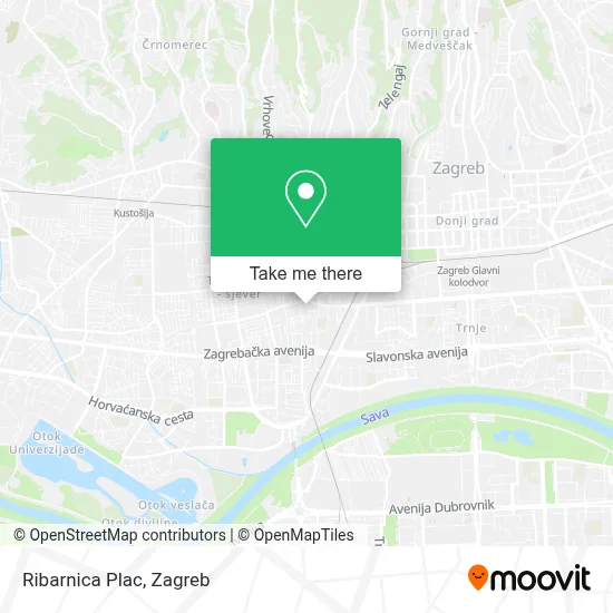 Ribarnica Plac map