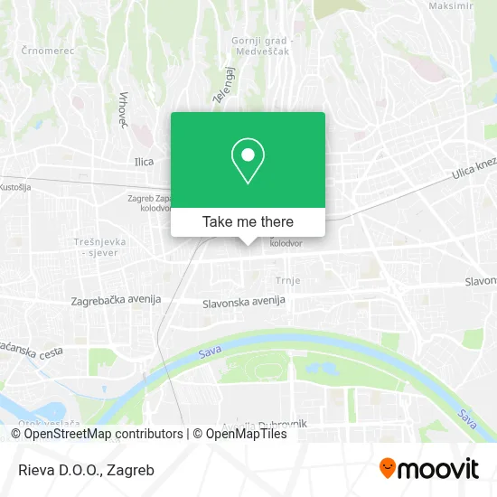 Rieva D.O.O. map