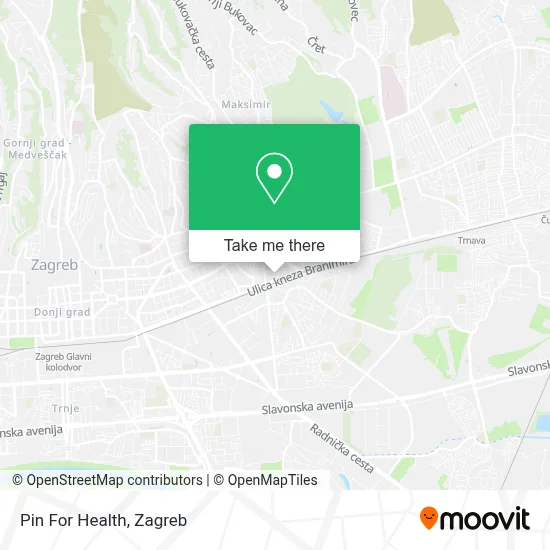Pin For Health map